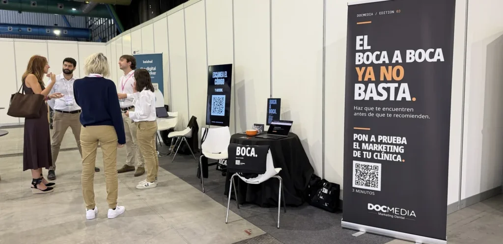 Captación de clientes en congreso SEPES, DOCMEDIA Agencia especializada en marketing dental