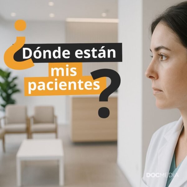 Doctora espera a pacientes en una clínica vacía